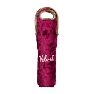 Velvet-Neoprene Single Wine Tote