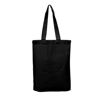 Blank Lightweight Cotton Tote Bag with Bottom Gusset - blank (9"x11"x1.5")