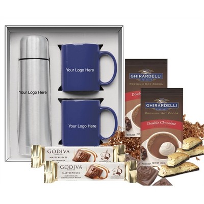 Coffee Set Mugs with Cocoa & Godiva