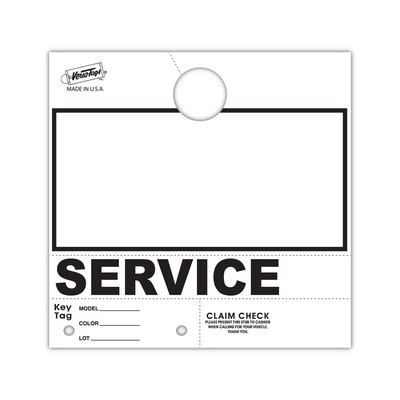 Service Department Hang Tags Plus (Blank)