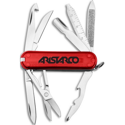 Swiss Army Minichamp Knife Translucent Ruby