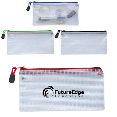 Transparent Pencil Case with Zipper