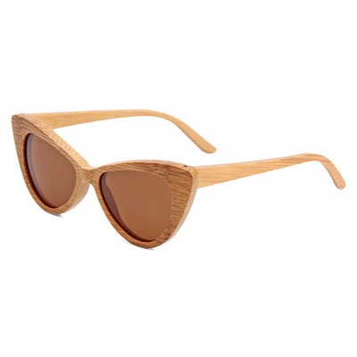 Bamboo Sunglasses - Brown Lenses