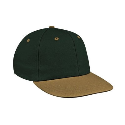 USA Made Pro Style Two Tone Brushed Snapback w/Eyelets