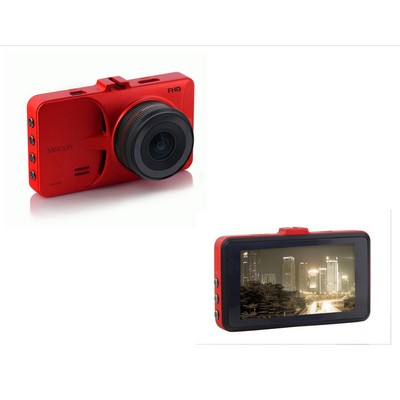 Minolta® Red Full HD 1080P Car Camcorder