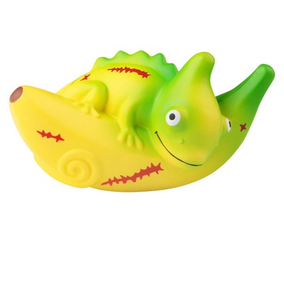 Slow Rising Scented Squishy Chameleon on Banana - Green