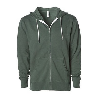 Independent Trading Co.® Unisex Hood w/White Drawcord