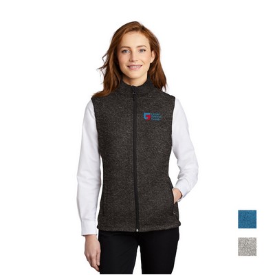 Port Authority ® Ladies Sweater Fleece Vest