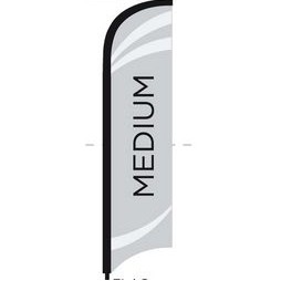 Custom 9.5' Tail Feather Flag Kit (1 Side)