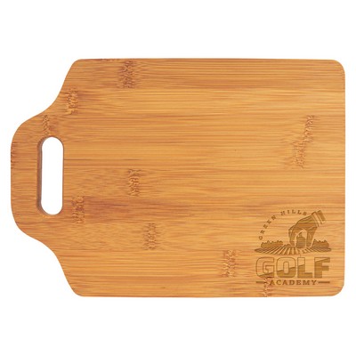 11" x 7¾" Bamboo Cutting Board w/ Handle