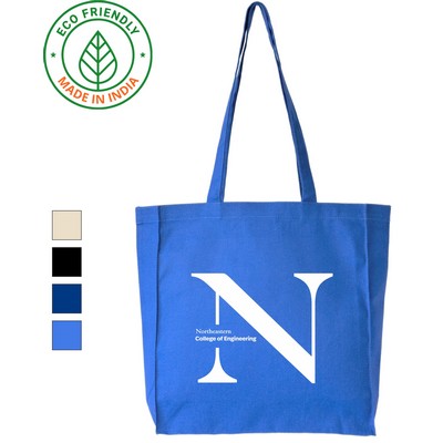 Promotional Canvas Grocery Tote Bag Eco Friendly Royal Blue