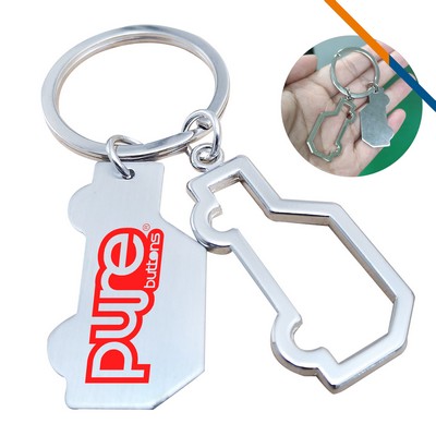 Dual Car Keychain