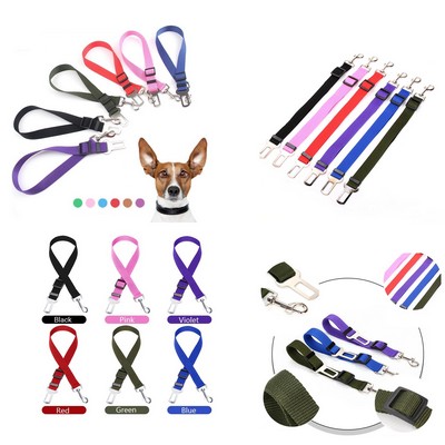 Adjustable Pet Dog Cat Car Seat Belt Safety Leads