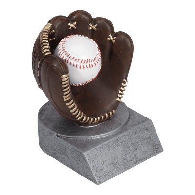 4" Baseball Color Tek Resins Trophy