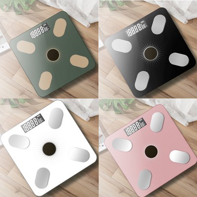 Smart Digital Bathroom Weight Scale Wellness Bluetooth Health Monitor USB Charging