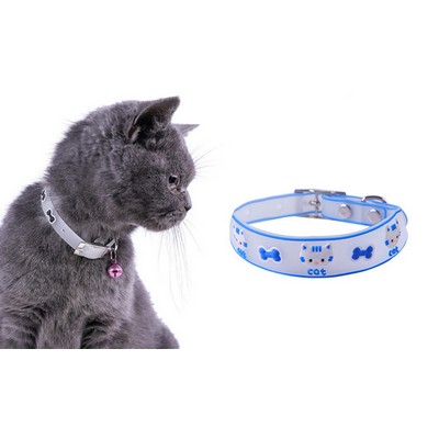 Glowing silicone collars for pets