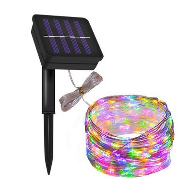 10M Solar Copper String Lights