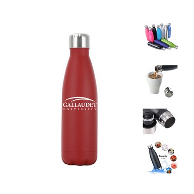 17 Oz Stainless Steel Cola Bottle