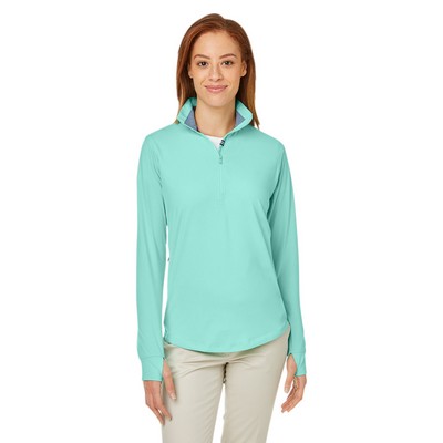 NAUTICA Ladies' Saltwater Quarter-Zip Pullover