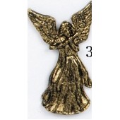 Left Facing Angel Stock Casting Lapel Pin