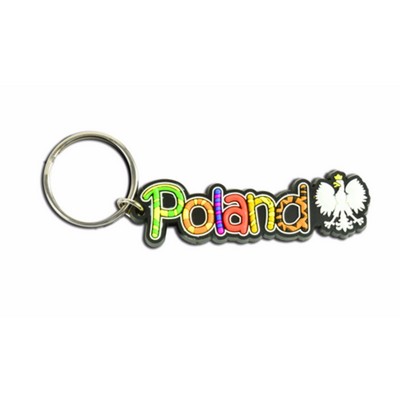 3 inch 3-D PVC KEY TAGS