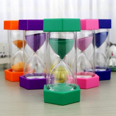 60 Minutes Hexagon Design Hourglass Sand Timer Size #S