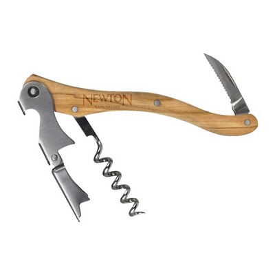 Olea Waiter's Corkscrew with Olivewood Handle