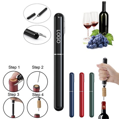 Travel Air Pressure Pump Wine Corkscrew