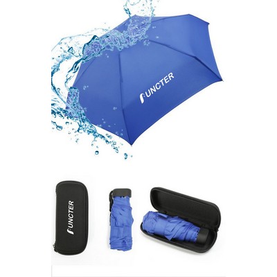 Mini Portable Folded Umbrella with Case