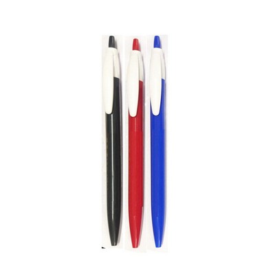 Plastic Click Top Ball Point Pen