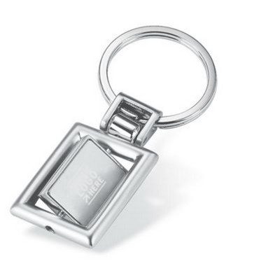 Rectangular Rotating Center Keyring