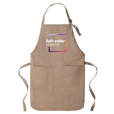 Port Authority® Full-Length Two-Pocket Bib Apron