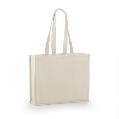 Heavy Cotton Canvas Tote With Gusset