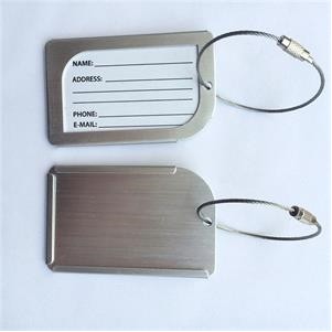 Metal Slider Luggage Tags