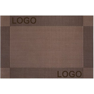 PVC Woven Vinyl Place Mat