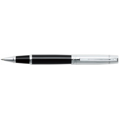 Sheaffer 300 Glossy Black with Chrome Cap & Trim Rollerball