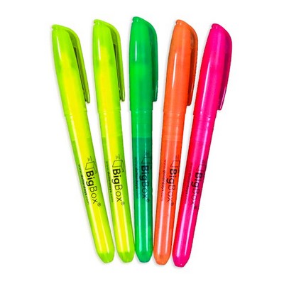 BigBox Highlighters, Assorted, 5pk (Case of 144)