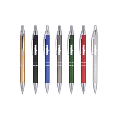 Aluminum Retractable Click Ballpoint Pen