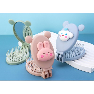 cute foldable Hair Massage Comb