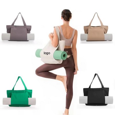 Yoga Pilates Mat Bag Canvas Tote Bag