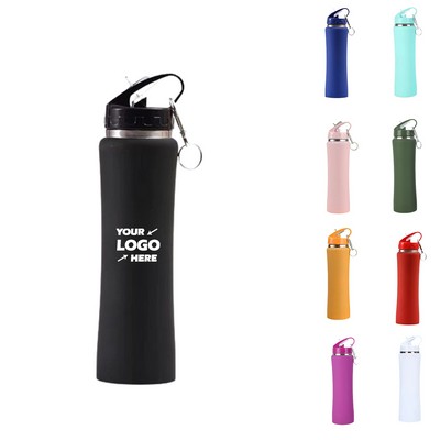 Insulated Water Bottle With Straw Lid