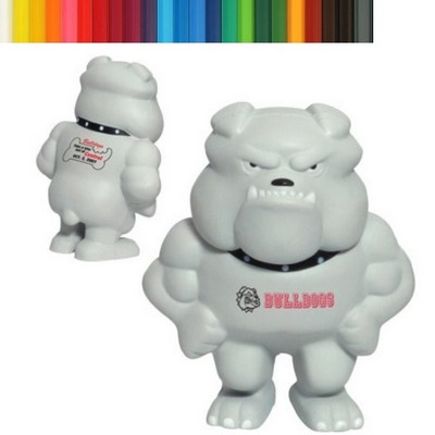 Standing Bulldog Mascot Stress Ball