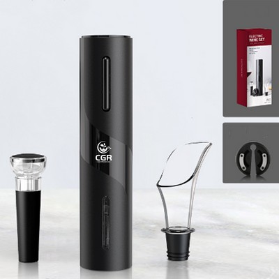 Gift Set with 4-in-1 Electric Wine Opener