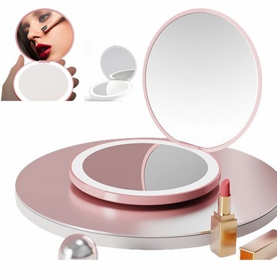 Rechargeable Lighted Led Handheld Mirror