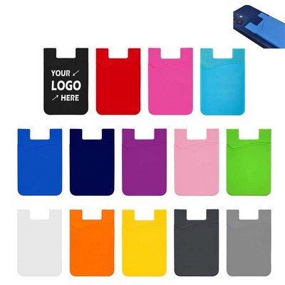 Silicone Phone Back Card Holder