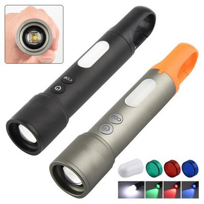 LED Flashlight High Lumens with Portable Hook