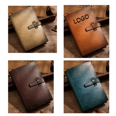 Refillable Leather Cover Writing Journal