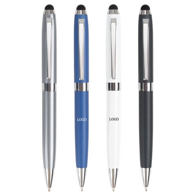 Touch Stylus Metal Ballpoint Pen