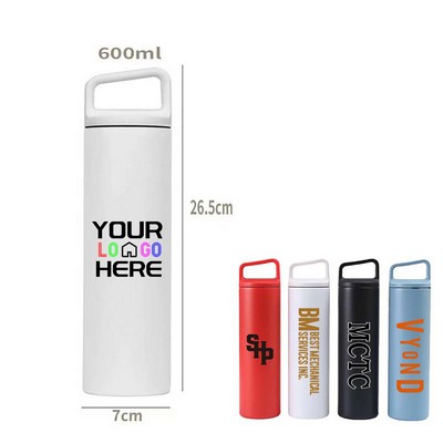 600ml Portable Water Bottle Stainless Steel