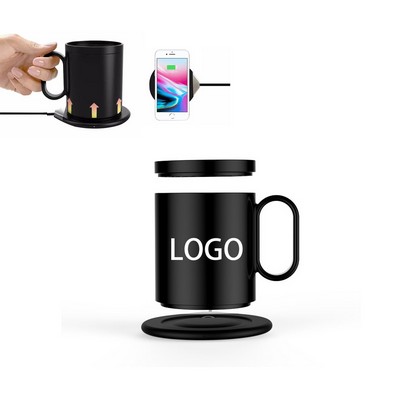 2 in 1 Mug Warmer With Wireless Qi Charger